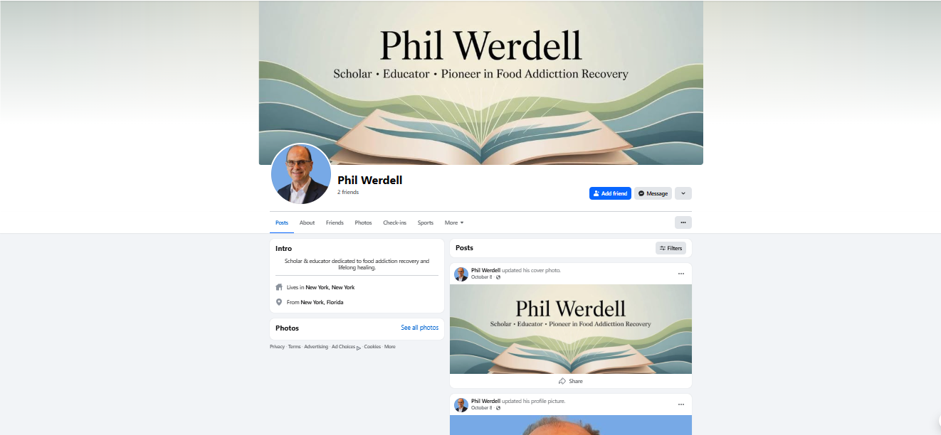Phil Werdell - Food Addiction Recovery